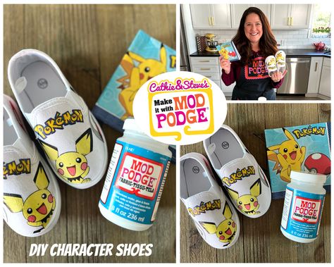 Tela, Modge Podge Canvas Shoes, Diy Paint Canvas Shoes, Pokemon Shoes Diy, Stitch Shoes Diy, Diy Painted Canvas Shoes, Painted Shoes Diy Easy, Diy Canvas Shoes, Shoe Painting Ideas