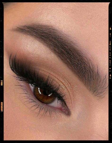 Brown And Bronze Eye Makeup, Make Up Ideas Eyeshadow, Eye Make Up For Dark Brown Eyes, Dark Brown Eye Shadow Looks, Good And Brown Eyeshadow, Make Up Looks For Dark Brown Eyes, Makeup Looks Dark Eyeshadow, Makeup On Dark Brown Eyes, Brown Soft Makeup Looks