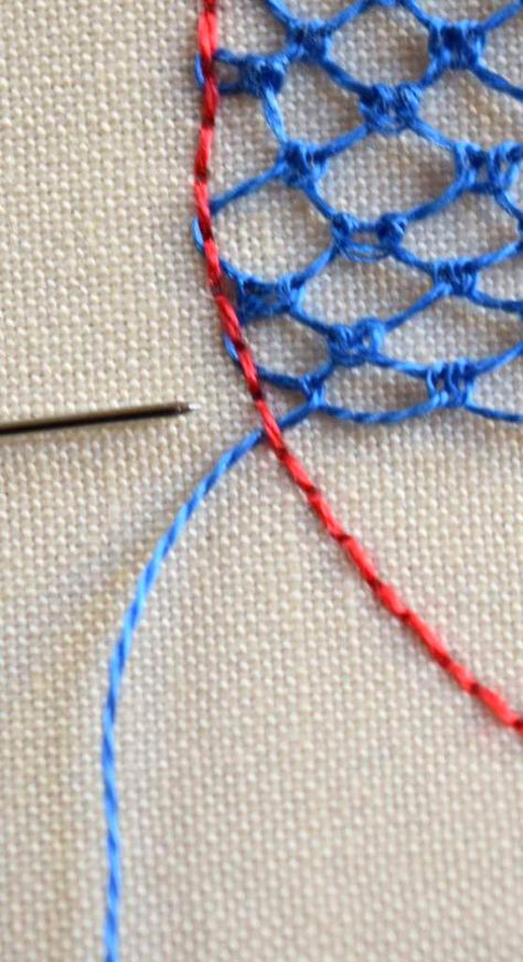 feeling stitchy: Tutorial: Double Brussels Needle Lace Stitch Embroidery Crafts, Point Lace, Embroidery Stitches Tutorial, Diy Clothing, Needle Lace, Hand Embroidery Art, Crewel Embroidery, Hand Embroidery Stitches, Lace Making