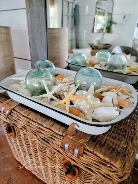 Beachside Cottage Aesthetic, Ocean Cottage Aesthetic, Coastal Shell For Beach Season, Coastal Shell For Summer, White Beachy Shell For Beach Season, Beach Cottage Aesthetic, Stairwell Lights, Summer Beach Cottage, Cottage Coastal Decor