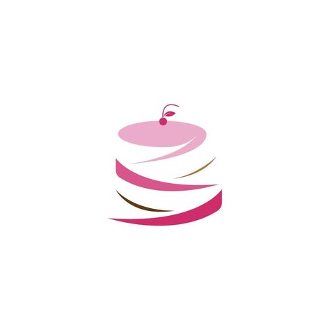 Cake Logos Graphics, Cake Logo Design Free, Cake Logo Design Graphics, Cake Logo Design Ideas, Cake Bakery Logo Design, Modern Bakery Logo Design, Cake Graphic Design, Logo Cake Design, Logo Bakery Cake