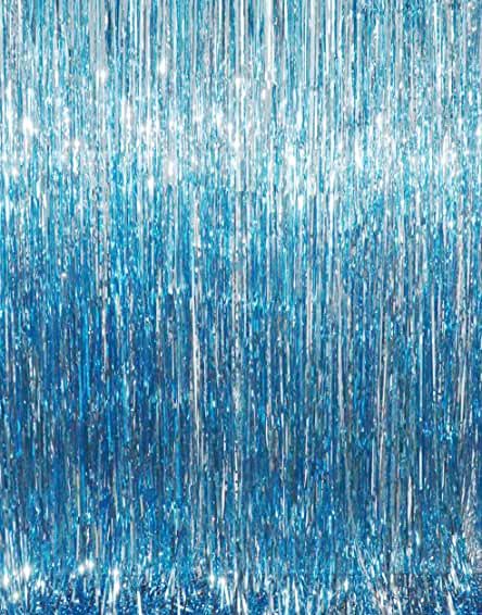 Amazon.com : mamma mia party Curtain Backdrop Wedding, Turquoise Party, Fringe Curtains, 17th Birthday Ideas, Streamer Backdrop, Bubble Guppies Birthday, Party Photo Backdrop, Photo Backdrop Wedding, Party Streamers