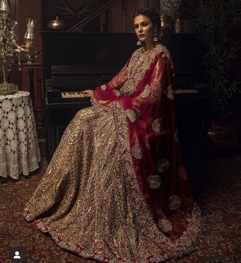 Ali Xeeshan (@welovealixeeshan) • Instagram photos and videos Nikah Attire, Nikah Dresses, Matching Lehenga, Bridle Dress, Pakistani Bridal Couture, Ali Xeeshan, Nikah Dress, Latest Bridal Lehenga, Latest Bridal Dresses