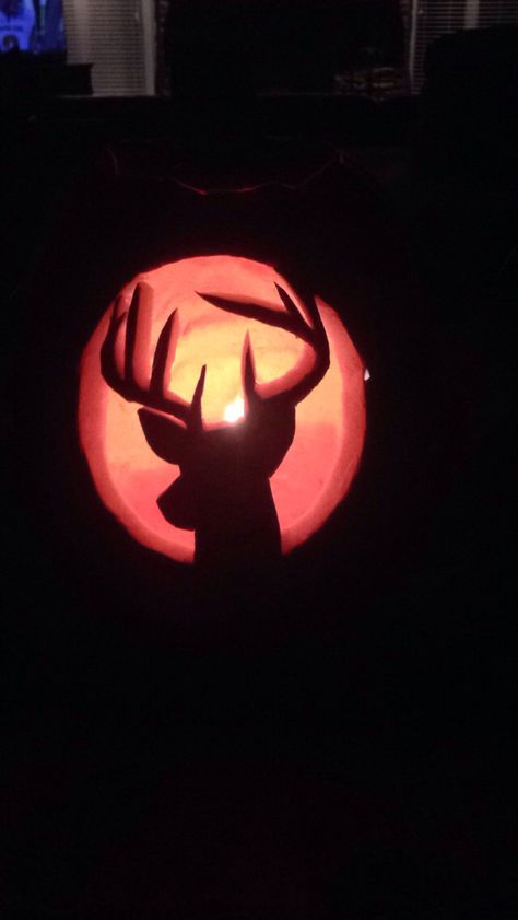 Deer pumpkin carving Deer Pumpkin Carving, Pumpkin Faces Ideas, Deer Pumpkin, Pumpkin Cravings, Cute Pumpkin Carving, Pumkin Carving, Halloween Pumpkin Carving Stencils, Creative Pumpkin Carving, Amazing Pumpkin Carving