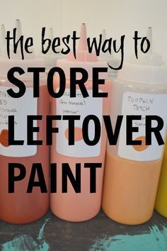 Leftover Paint Storage, Laundry Organizer, Laundry Rack, Paint Tips, Leftover Paint, Paint Storage, How To Store, Squeeze Bottles, Watercolor Artists