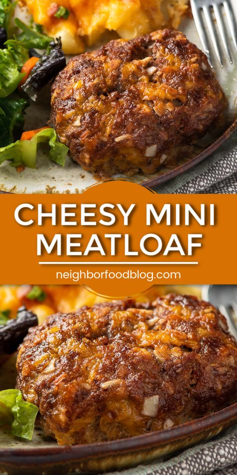 Dinner Instapot, Dinner For Families, Mini Meatloaf Recipes, Easy Meatloaf Recipe, Cheesy Meatloaf, Mini Meatloaf, Traditional Meatloaf, Mini Meatloafs, Meatloaf Muffins