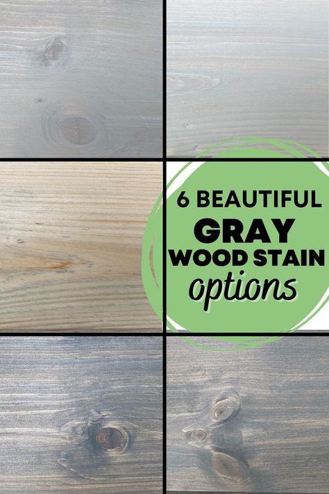 Gray wood stain colors to use on your next DIY project! Grey Deck Stain, Gray Wood Stain, Grey Fences, Gray Stained Wood, Grey Deck, Deck Stain Colors, Weathered Grey Stain, Grey Stained Wood, Gray Stain