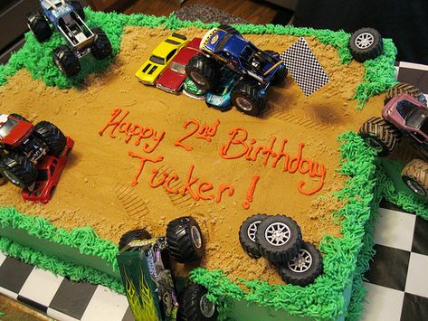 Monster Truck Sheet Cake, Truck Sheet Cake, Boys Party Ideas, Monster Truck Birthday Party Ideas, Truck Birthday Party Ideas, Monster Truck Birthday Cake, Monster Truck Birthday Party, Monster Jam Birthday, Monster Jam Party