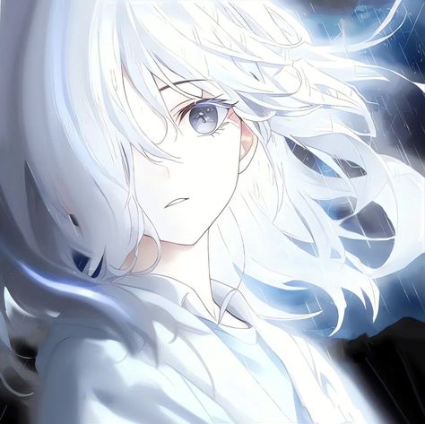 Long White Hair, ملصق ديني, Gothic Anime, Dark Wallpaper Iphone, Anime Monochrome, 영감을 주는 캐릭터, Art Icon, Dark Anime, Anime Background