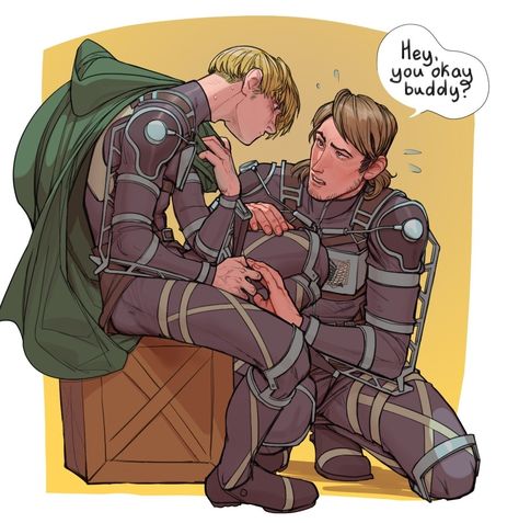 Armin X Jean, Attack On Titan Jean, Attack On Titan 2, Broken English, Aot Characters, Attack On Titan Ships, Attack On Titan Funny, Attack On Titan Fanart, Attack On Titan Art