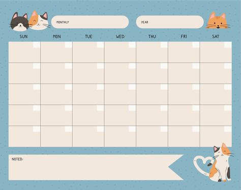 Organisation, Good Notes Calendar Template, Aesthetic Timetable Template, Ipad Calendar Template, Cute Planner Template, Diy Calendar Ideas, Cute Printable Calendar, Cute Calendar Template, Calendar Planner Template