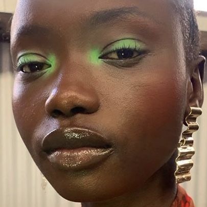 Makeup For Black Skin, Brown Skin Makeup, Swag Makeup, Green Makeup, Makeup Eye Looks, Creative Eye Makeup, Creative Makeup Looks, Glamour Makeup, Dark Skin Makeup