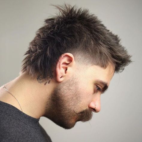 Mullet Cut, Mens Mullet, Modern Mullet Haircut, Mullet Hairstyles, Mullet Fade, Short Mullet, Mohawk Mullet, Mohawk Hairstyles Men, Tan Skin Blonde Hair