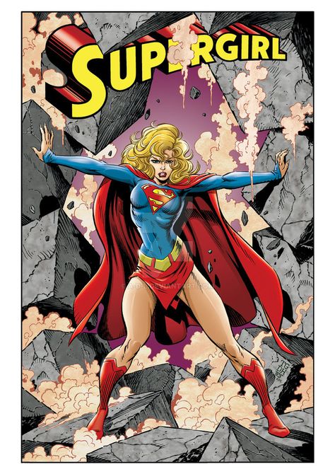 Sup Girl, Rare Comic Books, Supergirl Comic, Supergirl Dc, Superman Family, Red Cape, Bd Comics, Comics Girl, Dc Characters