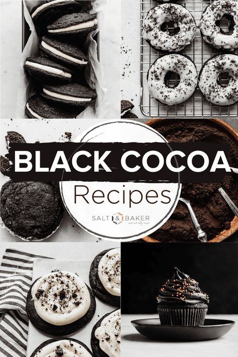 Cocoa Powder Desserts, Make Ravioli, Black Cocoa Powder, How To Make Ravioli, Ravioli Dough, Cocoa Powder Recipes, Black Dessert, Black Cocoa, Cocoa Cake