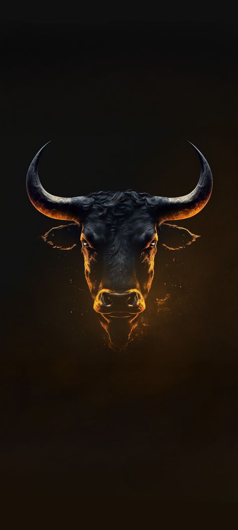 Taurus Wallpaper Iphone, Ox Art, Ox Tattoo, Taurus Wallpaper, Bull Artwork, Alcohol Pictures, Bulls Wallpaper, Black Magic For Love, Friendship Photography