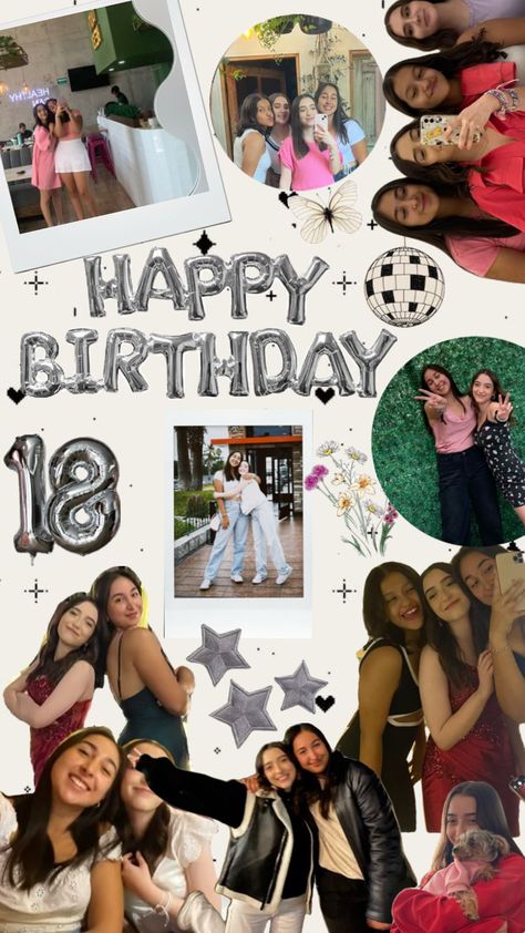 Happy Birthday Bff, Happy Birthday Bestie, Birthday Photo Collage, Birthday Captions Instagram, Birthday Collage, Happy Birthday Template, Happy Birthday Posters, Birthday Post Instagram, Instagram Creative Ideas