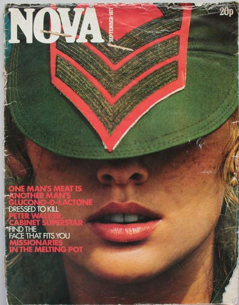 Typography Timeline, Nova Magazine, Hans Feurer, Retro Magazine, Military Costumes, Graham Greene, Guy Bourdin, Fearless Women, Helmut Newton