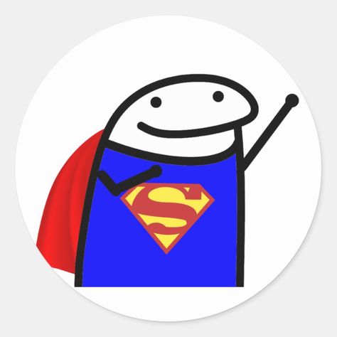 men florkofcows superhero icon flork memes classic round sticker Flork Sticker, Superman Stickers, Meme Stickers, Round Stickers, Flocking, Funny Stickers, Sticker Labels, Superman, Sign Poster