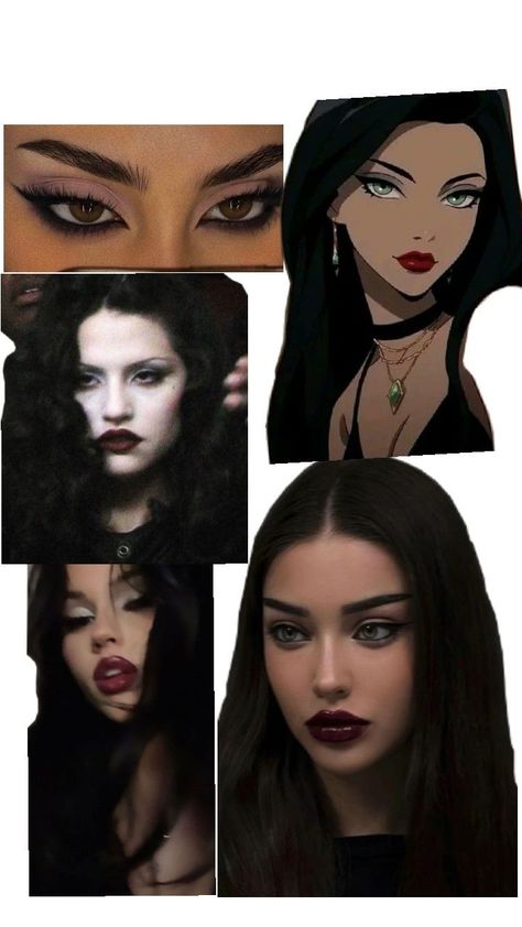 #femme fatale #goth #power Female Fetale Aesthetic, Femme Fatale Makeup Black Woman, Fem Fatale Makeup, Fatale Woman Aesthetic, Femme Fatale Aesthetic Outfit, Fem Fatale Aesthetic, Female Fatale Aesthetic, Maneater Makeup, Vixen Makeup