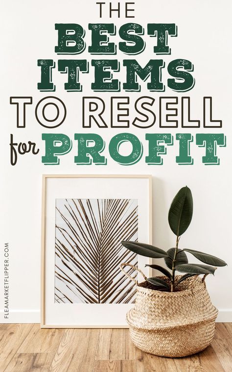 The Best Items To Resell For Profit | Profitable Business Ideas - Are you wanting to start your own flipping side hustle to make extra money to pay off debt and fund vacations? Learn how you can start making great profit immediately by reselling unwanted stuff online | Flea Market Flipper | Flipping Side Hustle | Ways To Make Extra Money At Home | Online Reselling Business #reselling #flipping #thrifting #ebay #onlinejobs Reselling Business, Faceless Marketing, Flea Market Flip, Easter Basket Diy, Extra Money Online, Resale Shops, Facebook Marketplace, Thrift Store Finds, Garage Sales