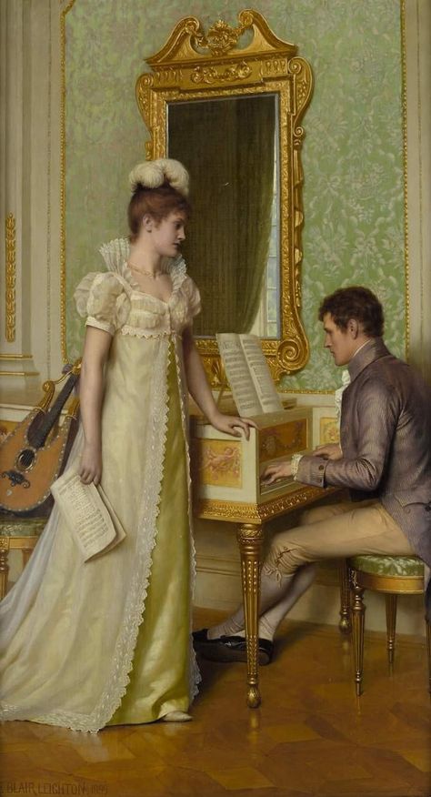 Edmund Blair Leighton, Regency Era Fashion, Victorian Paintings, Regency Romance, Regency Dress, Regency Fashion, Historical Painting, Regency Era, Victorian Art