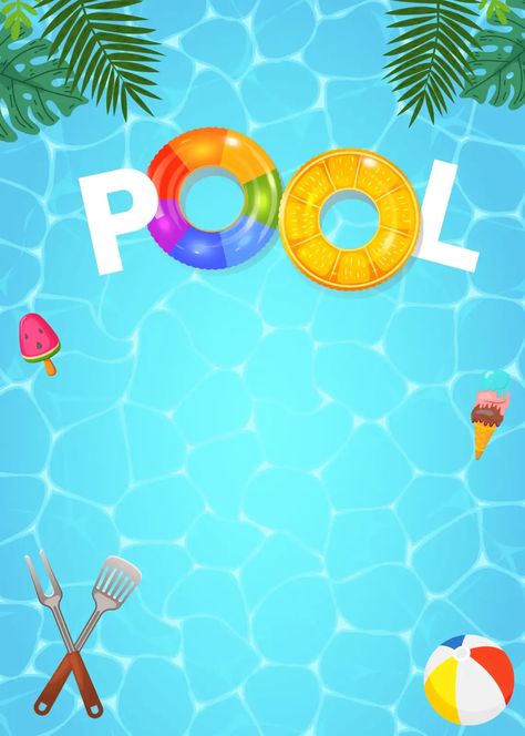 Cookout pool party invitation | PosterMyWall Free Pool Party Invitations Templates, Pool Party Background, Pool Party Images, Pool Party Template, Pool Party Flyer, Swim Party Invitations, Pool Parties Flyer, Pool Party Invitation Template, Pool Party Birthday Invitations