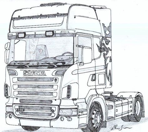 Γενέθλια Mickey Mouse, Truck Drawing, Truck Tattoo, 6x6 Truck, Serie Bmw, Lego Truck, Drawing Superheroes, Mercedes Truck, Scania V8