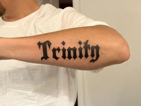 Trinity Tattoo, Anime Scenery, Tatting, Tattoo Quotes, Tattoo Ideas, Tattoos