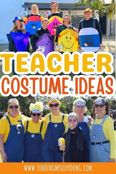 teacher book week costumes Dr Seuss Group Halloween Costumes, Adult Book Week Costume Diy, Stuart Little Costume, Book Week Costume Ideas For Teachers, Teachers Costumes For School, Book Week Outfits, Book Week Costumes For Teachers Group, Book Character Outfit Ideas, Costumes For School Staff