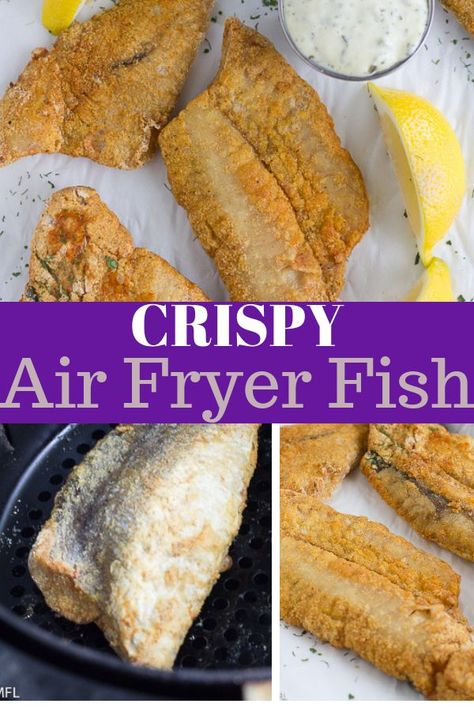 These Crispy and Flaky Air Fryer Fish filets are not only delicious, they are healthier for you too. Make them in your Air Fryer for a healthy dinner with less fat. #recipe #airfryer #airfried #fishrecipe #healthymeals Crispy Air Fryer Fish, Air Fryer Fish Recipes, Air Fryer Review, Air Fryer Fish, Cooks Air Fryer, Air Fried Food, Air Fryer Oven Recipes, Air Fry Recipes, Air Fryer Dinner Recipes