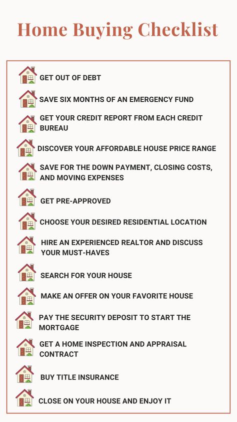 home buying checklist Buying A House Savings Plan, New Home Build Checklist, How To Buy A Home, How To Buy A House, House Buying Checklist, How To Save For A House, Buying A Home Checklist, Buying First Home Aesthetic, Buying A House First Time