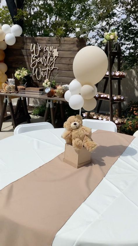 Can’t Barely Wait Decor, Beary First Birthday Table Decor, Bearly Wait To Meet You, We Can Barely Wait Table Decor, We Bearly Can Wait, We Can Bearly Wait Table Setting, We Can Bearly Wait Decor, We Can't Bearly Wait Decoration, Beary Baby Shower Themes