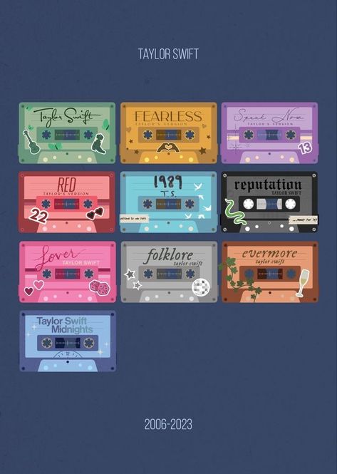 Cassette Tapes Taylor Swift, Printable Cds Taylor Swift, Taylor Swift Cassette Tapes, Taylor Youll Be Fine, Taylor Swift Door Decs, Taylor Swift Diy Crafts Ideas, Taylor Swift Cassette, Taylor Swift Album Art, Taylor Swift Album Covers