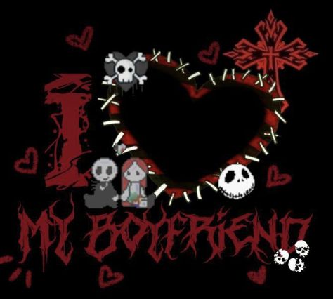 Amor Emo, To Girlfriend, Emo Love, I Love My Boyfriend, Emo Pfp, Catty Noir, Goth Wallpaper, Emo Art, Emo Wallpaper