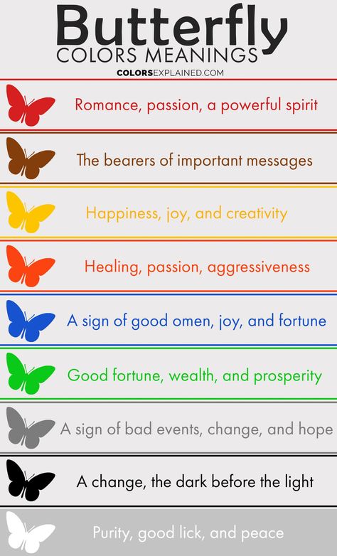 9 Butterfly Colors Meanings and Symbolism • Colors Explained Butterfly Meaning Symbols, Butterfly Omen Meaning, 5 Spiritual Meaning, Symbolism Of Butterflies, Butterfly Colors Meaning, Butterflies Meaning Spiritual, Meanings Of Butterflies, Butterfly Color Meaning Spiritual, Red Butterfly Meaning