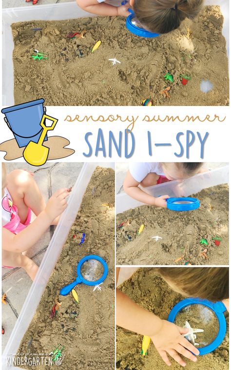 Spice up your sand table or sand filled sensory bin with these 10 play ideas. Perfect activities for summer tot school, preschool, or kindergarten! Summer Preschool Activities, Eyfs Activities, Nursery Activities, Sand And Water Table, Summer Preschool, Sand Play, Sand Table, Sand And Water, Activity For Kids