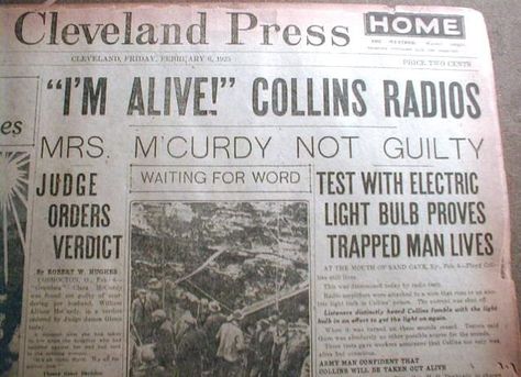 9 1925 newspapers FLOYD COLLINS Mammoth Cave KENTUCKY (03/19/2008) Decades Aesthetic, Floyd Collins, Mammoth Cave Kentucky, Creating A Book, Create A Book Cover, Mammoth Cave, Historical Newspaper, Phil Collins, See Photo