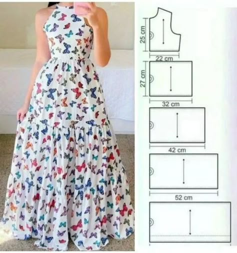 Clothing Pattern Design, Easy Dress Sewing Patterns, Dress Sewing Tutorials, Sewing Clothes Women, Fashion Design Patterns, Sewing Tutorials Clothes, Sew Ins, Fashion Sewing Tutorials, Dress Design Patterns