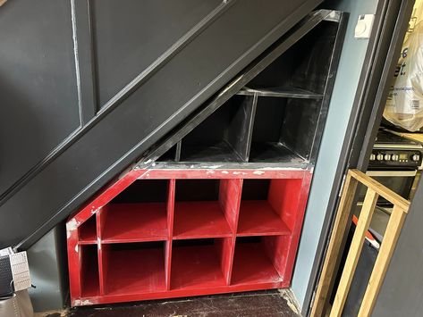 Small under stairs storage