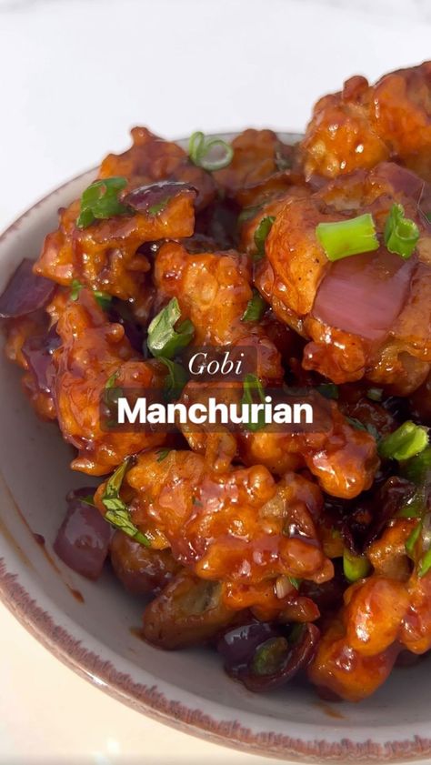 Gobi Manchurian, Dishes Recipe, Manchurian Recipe, Spicy Snacks Recipes, Breakfast Recipes Indian, Vegetarian Fast Food, Tastemade Recipes, Indian Cooking Recipes, Sweet Dishes Recipes