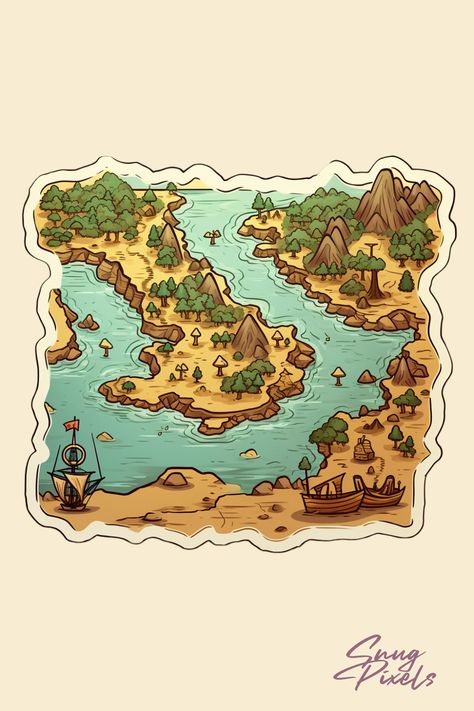 Add excitement to your adventures with our intricately designed treasure map. Ideal for storyboards, quests, and themed parties. 🗺️🏴‍☠️ #SnugPixels #TreasureMap #AdventureTime #MysterySolved #PirateParty #QuestLove #ImaginationUnleashed Quest Map Illustration, Adventure Quest, Inspiration Journal, Adventure Map, Treasure Map, Plant Diseases, Classroom Theme, Treasure Maps, Pirate Party