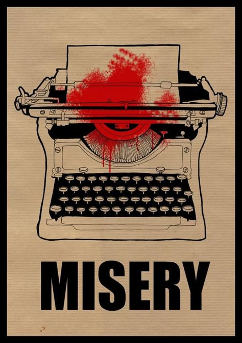 Misery (1990). Misery Stephen King, Medicine Photo, Stephen King Tattoos, Misery Movie, Horror Movie Tattoos, Salty Popcorn, Kings Movie, Horror Prints, Stephen King Movies