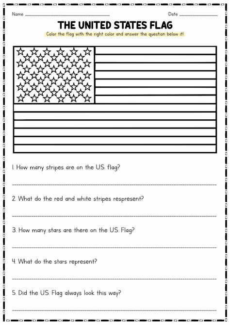 American Flag Kindergarten, Homeschool Pledge Of Allegiance, United States Homeschool Curriculum, Geography 1st Grade, History Worksheets For 1st Grade, Kindergarten Geography Worksheets, First Grade Homeschool Art Projects, 1st Grade Geography Worksheets, Social Studies Coloring Pages