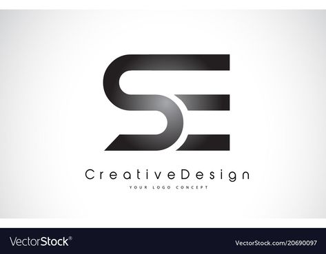 S E Logo Design, E And S Logo, 3 Letter Logo Design, S Logo Design Letter, S Letter Design, 3 Letter Logo, Es Logo, E Letter Logo, Two Letter Logo