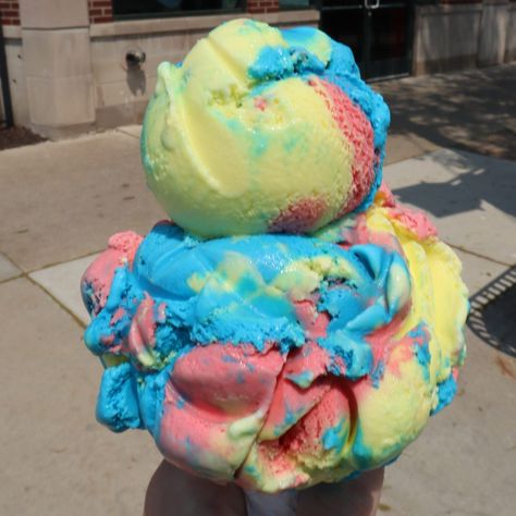 CuriosiD: What is Superman ice cream? And where does it come from? - WDET 101.9 FM Superman Ice Cream, Original Superman, Strawberry Soda, Detroit History, Ice Cream Flavors, Locally Grown, Blue Moon, Cotton Candy, Birthday Candles