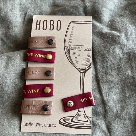 Nwt! Cranberry And Cameo Leather. Wine Diva, Here For The Wine, I Wine A Lot, But First, Wine, Wine Not?, And Sip Happens. Leather Wine Bag, Laser Gifts Ideas, Cricut Leather Engraving, Laser Leather Ideas, Wine Carrier Bags, Leather Charms, Wine Accessories Gift, Wine Themed Gifts, Sip Happens