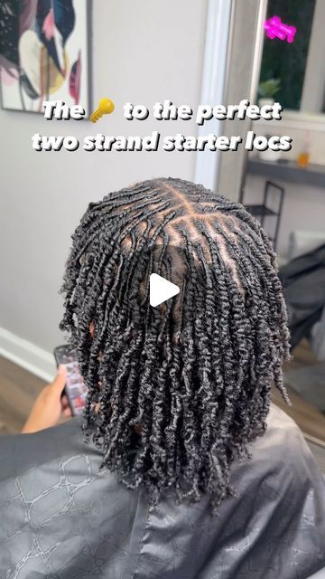 Short Twist Locs Hairstyles, 2 Strand Starter Locs Styles, Goddess Starter Locs, Different Starter Loc Methods, Starter Locs Men Two Strand, Starter Locs Two Strand Twist Men, Starter Loc 2 Strand Twist, Two Strand Twist Starter Locs On Fine Hair, Small Natural Locs Black Women