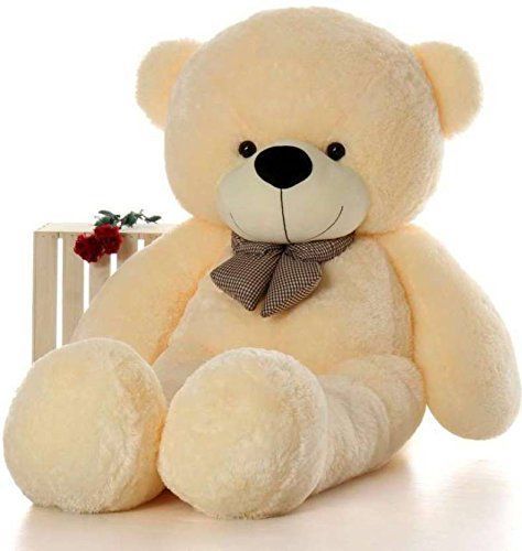 Buy Saba Sales Soft Teddy Bear 3 Feet/90 Cm (Cream Colour) Online at Low Prices in India - Amazon.in Cream Teddy Bear, Panda Teddy Bear, Huggable Teddy Bear, Large Teddy Bear, Big Teddy Bear, Teddy Bear Images, Big Teddy, Giant Teddy Bear, Teddy Bear Wallpaper