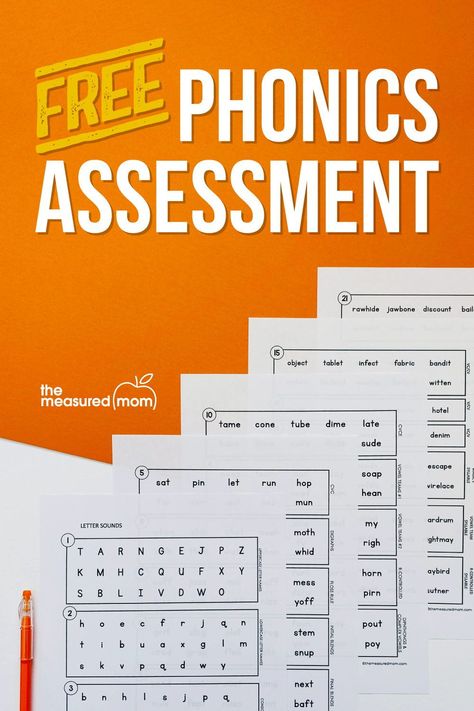 Grab this free phonics assessment so you're ready to teach phonics small group lessons in kindergarten, first, and second grade! Kindergarten Reading Assessment Free, First Grade Readiness Assessment, Phonics Assessment Free, Small Group Phonics Instruction, Second Grade Reading Assessment Free, Guided Phonics, Phonics Assessments, Teach Phonics, Phonics Printables